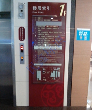 貼墻索引標(biāo)識牌