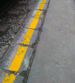 火車軌道標線