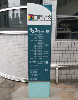 少年宮導視牌